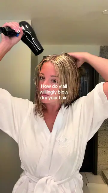 Maybe do it 5 times a year lol #girlthings #blowdry #hairtok 