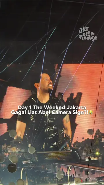 Biasanya Abel selalu kasih sign ke camera di akhir show Tapi malam ini kayaknya 