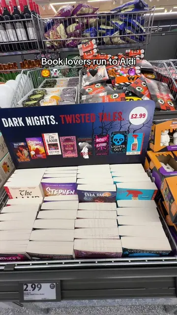 Book lovers run to Aldi 🎃👻🦇🕸️🕷️🖤🕯️🍂🍬🔮 #new #libbiefitzpatrick #newin #