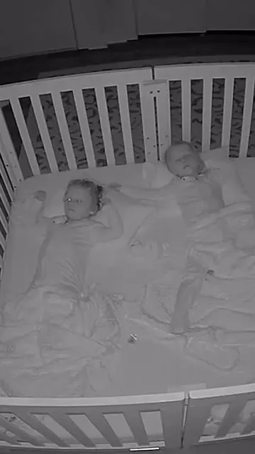 The bedtime plot twist 😂❤️ Fiona was more than ready for sleep… until Maple sta