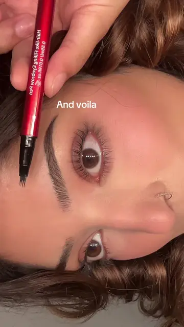 It literally creates hair like strokes 👀can’t put this down now @iMethodBeauty 