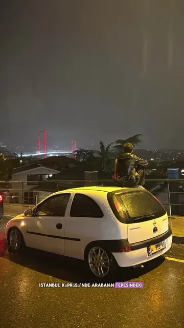 İstanbul Köprüsü arabanın tepesinde fotoğraf nasıl yapılır? İstanbul Köprüsü pop
