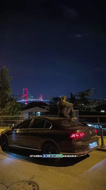 İstanbul Köprüsü arabanın tepesinde fotoğraf nasıl yapılır? İstanbul Köprüsü pop