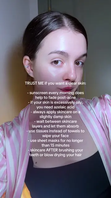 glowy skin tips ✨ save for later! #skincaretips #skincare #clearskin #CleanTok #