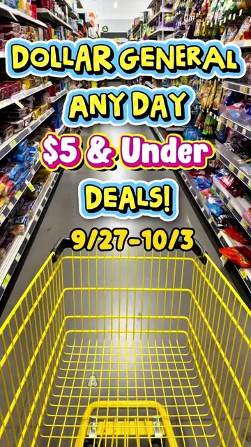 💛 DOLLAR GENERAL $5 & UNDER DEALS 💛 No $5/$25 needed! 🙌 These are ANY DAY dea