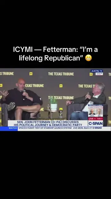 ICYMI — Fetterman: “I’m a lifelong Republican” 😬