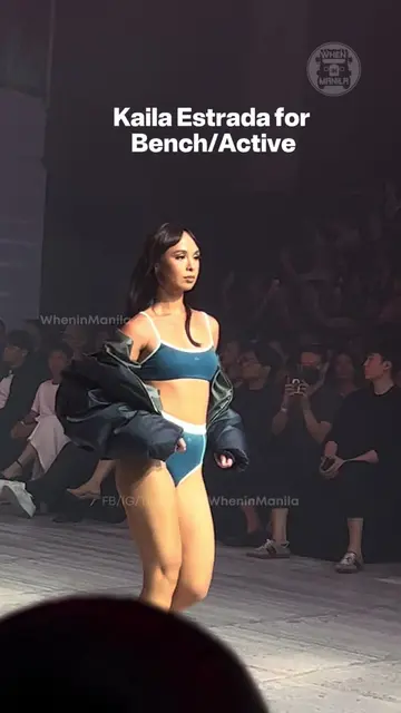 @wimshowbiz: @kailaestrada turns heads and brings the heat at BENCH Fashion Week