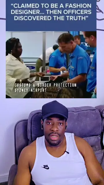 Nigerian Fashion Designer stopped at Airport in Australia #nigeria #ghanatiktok�