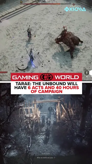 Six acts, roughly a kilometer square each, around 40 hours for the campaign. And