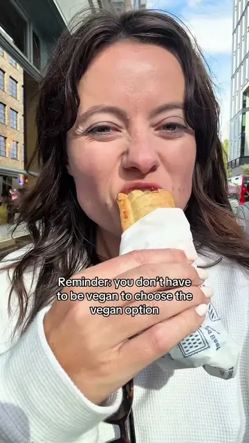 Reminder: you don’t have to be vegan to choose the vegan option 🌱 @Greggs Uk  #