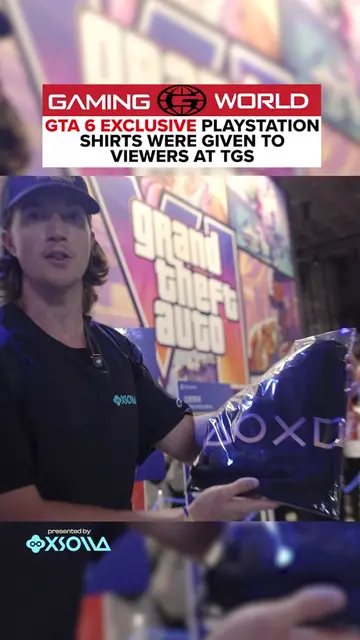 GTA 6 was giving out exclusive PlayStation shirts to people who watched at Tokyo