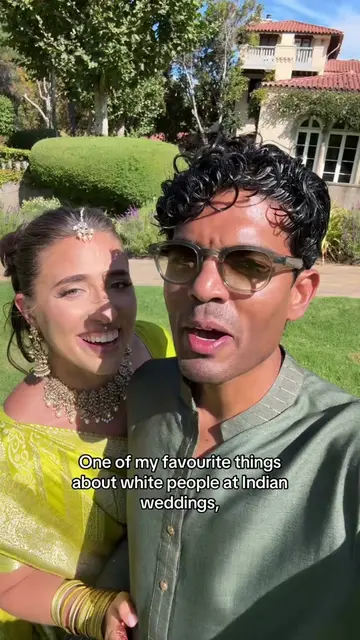 After white people go to an Indian  wedding, they’re changed forever lol #indian