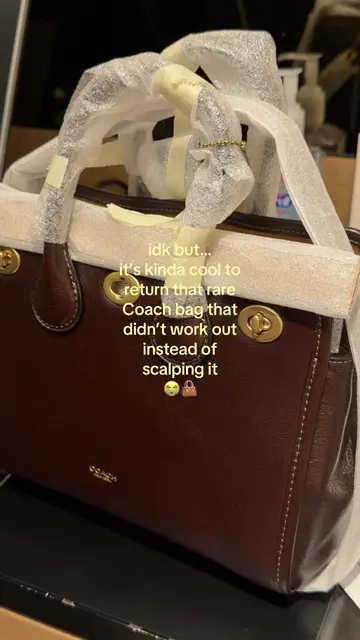 pov: ur not a scalper so someone else who wanted this limited runway Coach Turnl