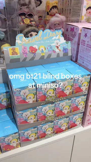 How cute! Never seen these before. 👀 Found these BT21 figurine blind boxes at t