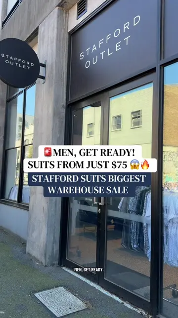 🚨 SUITS FROM $75 + EXTRA 50% OFF SALE PRICES 👔 Collingwood, this menswear ware