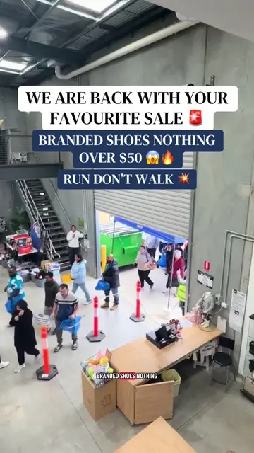 🚨 NOTHING OVER $50 ON FOOTWEAR! 👟🔥 Ravenhall, this weekend’s warehouse sale i