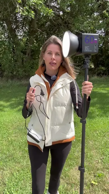 60W Cordless Studio Light No more planning my filming around the sun 🙌 This 60W