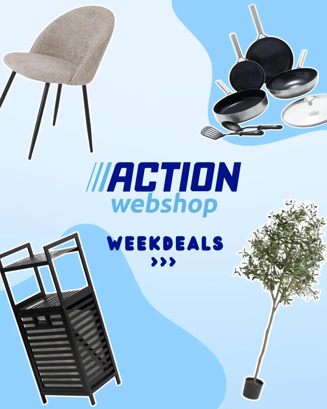 Dit zijn de nieuwe weekdeals van Action Webshop!👀💙 @actionnederland #actionweb