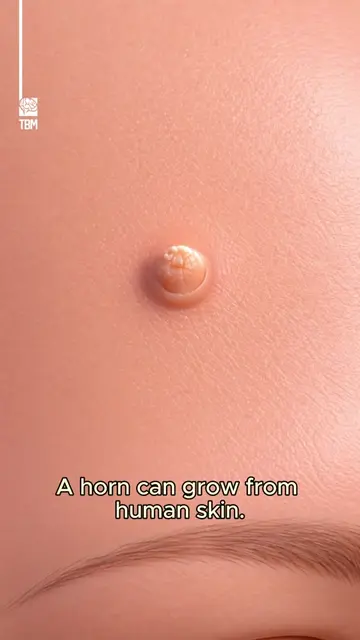 Humans Can Grow Horns - How can a horn grow from human skin, and what might be h