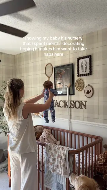 I would want to take naps here… 💤🌙 #newborn #firsttimemom #naptime #nursery #f