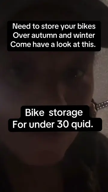 Bike storage for under £30  #tiktokmademebuylt #foryoudays 