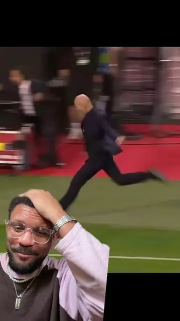 La célébration de Zidane j’suis en larme 