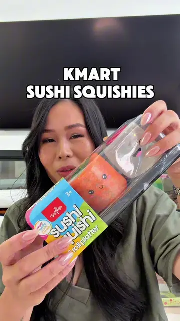 Kmart Sushi Squishies are $6 for 3 which is a great price. I thought they were o