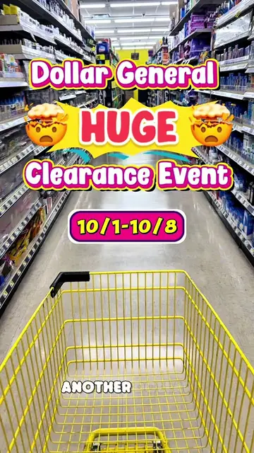 ‼️ DG CLEARANCE EVENT ‼️ October 1–8! 👀🔥 Make sure you watch the WHOLE video s