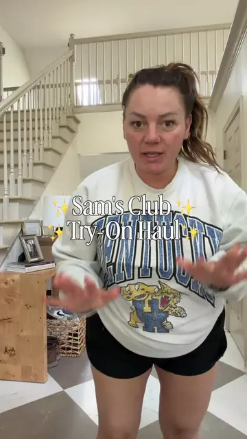 @Sam’s Club try-on haul because navigating a postpartum body means I’m currently