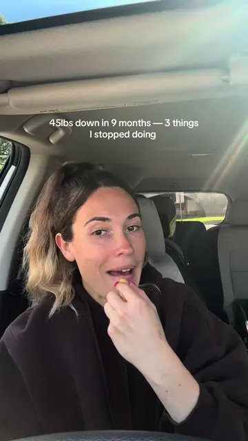 45lbs down in 9 months — these are 3 things I stopped doing  1. Thinking every m