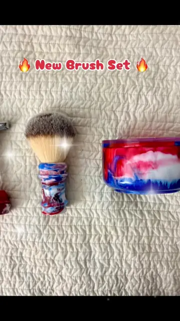 #wetshavingcommunity #wetshaveproducts #resinartist #shavebrush #artistsoftiktok