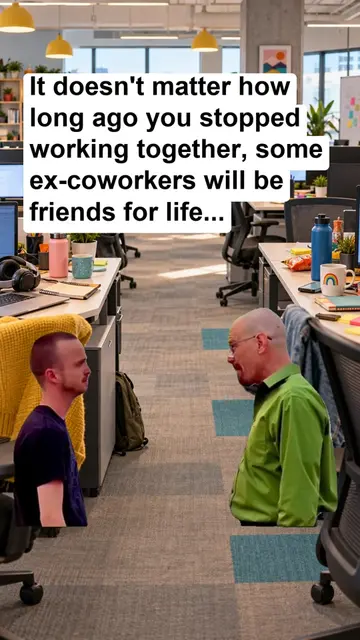 Different payroll. Same group chat. #WorkBestie #Friendship #coworkers #officehu