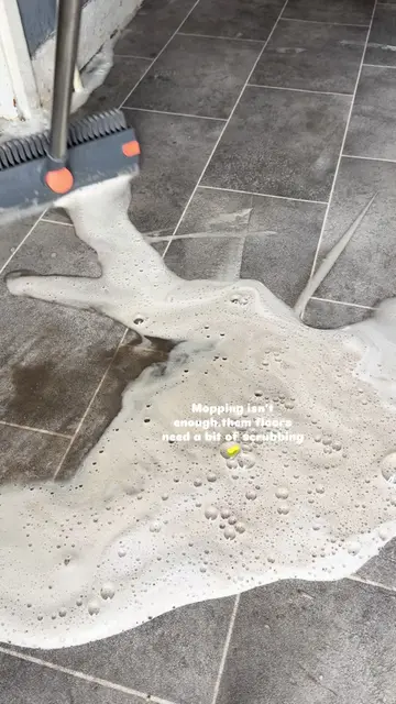 Mopping isn't enough them floors need a bit of scrubbing #floorcleaning #floorsc