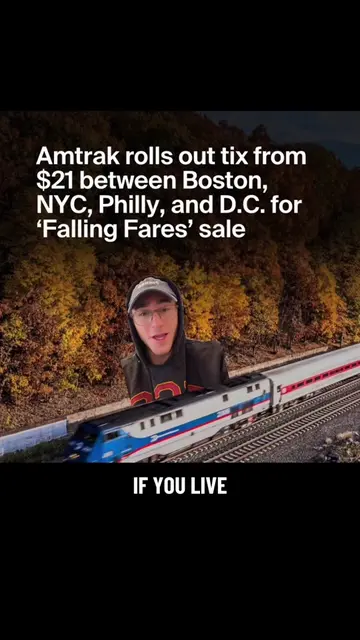 Find the Amtrak Pin in the app and we’ll sponsor 5 of your $21 trips to either o