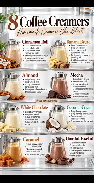 8 coffee creamers worth trying for your next cup: creamy, flavorful, and easy to
