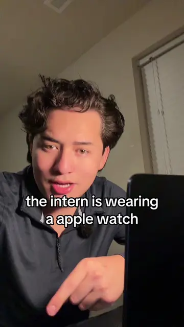 the intern thag wears watches to work - - - #internship #students #watches #role