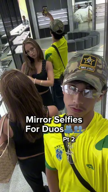 Call ur bestie and do these: Mirror Selfies For Duos🫂👥 Part 2⭐️ P.S we are sib
