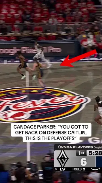 Candace Parker after Caitlin Clark did not get back on defense after wishing for