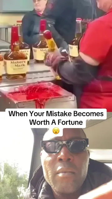 The X post features a video from Maker's Mark distillery showing workers dipping
