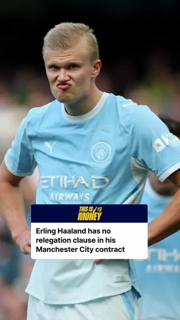 Erling Haaland has no relegation clause in his Manchester City contract. 😳⚽ Erl