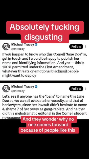 And he called it melodramatic we’re all Jane doe until none of us are #cornellun