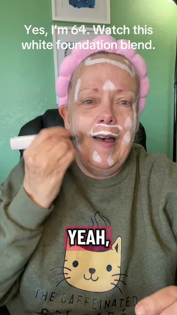 I’m 64. if this white foundation can make my face look fabulous, imagine yours! 