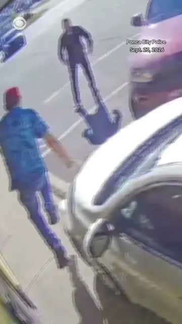 A woman in Ponca City, Oklahoma, allegedly tried to run her ex-boyfriend off the