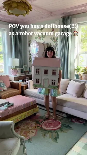 Isn’t a dollhouse so much better to look at than a black robot vacuum chamber?! 