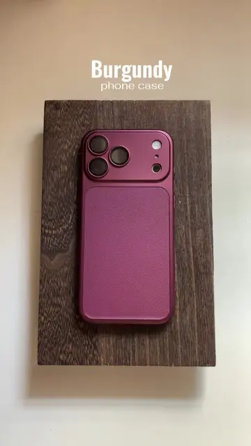 Okay but… WHY IS THIS BURGUNDY SO PRETTY?! 🍷😍- Burgundy IPhone Case #phonecase