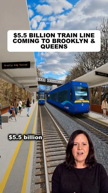 A giant $5.5 billion train line could be coming to Brooklyn and Queens. This wou