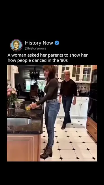 They brought the 1980s back with one dance A middle-aged couple took part in an 