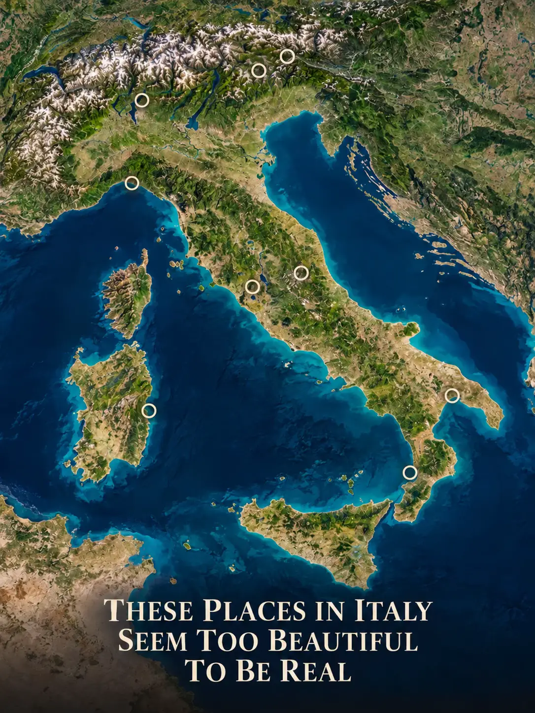 These places in Italy seem too beautiful to be real. 🇮🇹✨ From turquoise therma