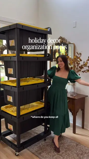 One of my most asked questions is always how I organize and store my seasonal de