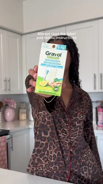 The new Gravol Ginger Rehydration+ is my new go-to! Choose this as your new sick